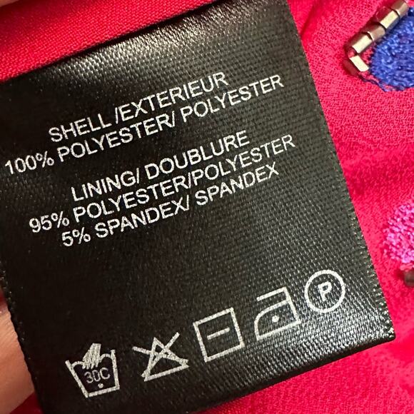 2/$25 Badgley Mischka Pink Embellished Shift Dress Girly Embroidered Size 6 - Picture 9 of 11